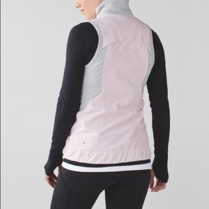 Lululemon Let's Get Visible Vest Neutral Blush / Heathered Silver Spoon Size 4